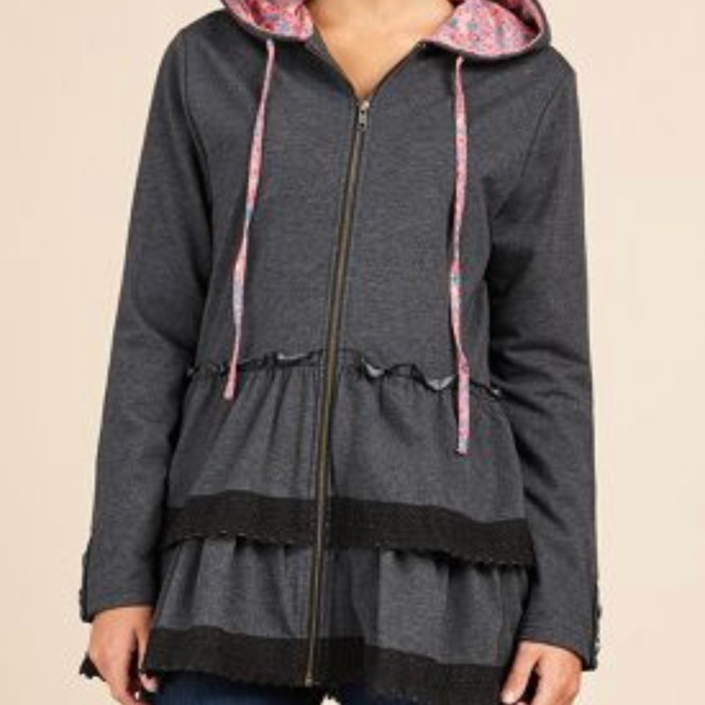 Matilda Jane Wise and Wonderful hoodie EUC small